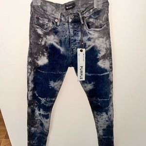 men’s purple brand jeans